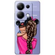 Прозрачный чехол BoxFace Xiaomi Redmi Note 13 Pro 4G Mouse Mommy