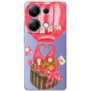 Прозрачный чехол BoxFace Xiaomi Redmi Note 13 Pro 4G Valentine Dwarfs
