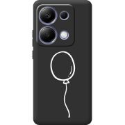 Черный чехол  BoxFace Xiaomi Redmi Note 13 Pro 4G Balloon