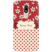 Чехол Uprint Motorola Moto M XT1663 Именной Polka Dots