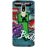 Чехол Uprint Motorola Moto M XT1663 Minecraft Graffiti