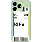 Прозрачный чехол BoxFace ZTE Blade V50 Design 4G Ticket Kiev
