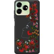 Черный чехол BoxFace ZTE Blade V50 Design 4G 3D Ukrainian Muse