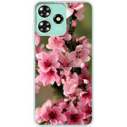 Чехол BoxFace ZTE Blade A73 4G Вишневые Цветы