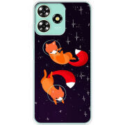 Чехол BoxFace ZTE Blade A73 4G Fox-Astronauts
