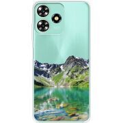 Прозрачный чехол BoxFace ZTE Blade A73 4G Green Mountain