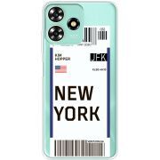 Прозрачный чехол BoxFace ZTE Blade A73 4G Ticket New York