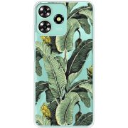 Прозрачный чехол BoxFace ZTE Blade A73 4G Banana Leaves