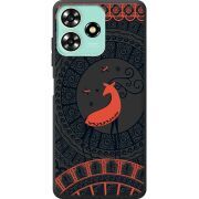 Черный чехол BoxFace ZTE Blade A73 4G Ornament