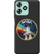 Черный чехол BoxFace ZTE Blade A73 4G NASA