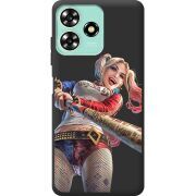 Черный чехол BoxFace ZTE Blade A73 4G Happy Harley Quinn