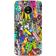 Чехол Uprint Motorola Moto E XT1762 Multicolored Inscriptions