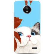Чехол Uprint Motorola Moto E XT1762 Wondering Cat