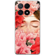 Чехол BoxFace Xiaomi Poco X6 Pro 5G Girl in Flowers