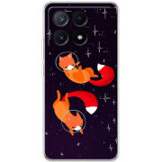 Чехол BoxFace Xiaomi Poco X6 Pro 5G Fox-Astronauts
