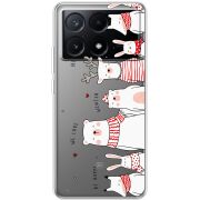Прозрачный чехол BoxFace Xiaomi Poco X6 Pro 5G The Friendly Beasts