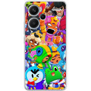 Чехол BoxFace Xiaomi Redmi Note 13 Pro Plus 5G friends brawl stars