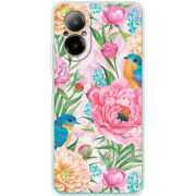 Чехол BoxFace Realme C67 Birds in Flowers