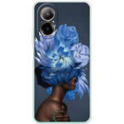 Чехол BoxFace Realme C67 Exquisite Blue Flowers