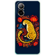 Чехол BoxFace Realme C67 Petrykivka Leopard