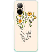 Чехол BoxFace Realme C67 Flower Hands