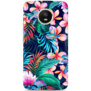 Чехол Uprint Motorola Moto E Plus XT1771 flowers in the tropics