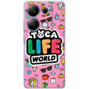 Чехол BoxFace Poco M6 Pro Toca Boca Life World