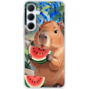 Чехол BoxFace Samsung Galaxy A35 5G (A356) Капібара з кавуном