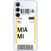 Прозрачный чехол BoxFace Samsung Galaxy A35 5G (A356) Ticket Miami