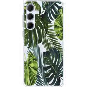 Прозрачный чехол BoxFace Samsung Galaxy A35 5G (A356) Palm Tree