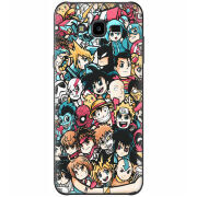 Чехол Uprint Samsung Galaxy J7 Neo Duos J701 Anime Stickers