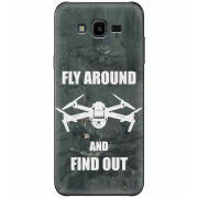 Чехол Uprint Samsung Galaxy J7 Neo Duos J701 Дрон Fly Around