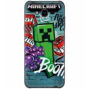 Чехол Uprint Samsung Galaxy J7 Neo Duos J701 Minecraft Graffiti