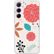 Чехол BoxFace Samsung Galaxy A55 5G (A556) Line Flowers