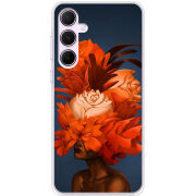 Чехол BoxFace Samsung Galaxy A55 5G (A556) Exquisite Orange Flowers