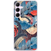 Чехол BoxFace Samsung Galaxy A55 5G (A556) Blue Herb