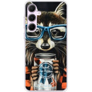 Чехол BoxFace Samsung Galaxy A55 5G (A556) Енот с банкой