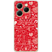 Чехол BoxFace Infinix Hot 40 Happy Valentines