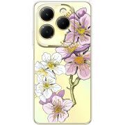 Прозрачный чехол BoxFace Infinix Hot 40 Cherry Blossom