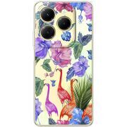 Прозрачный чехол BoxFace Infinix Hot 40 Flamingo