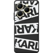 Черный чехол BoxFace Infinix Hot 40 White Karl