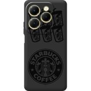 Черный чехол BoxFace Infinix Hot 40 Black Coffee