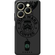 Черный чехол BoxFace Infinix Hot 40 Dark Coffee