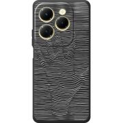 Черный чехол BoxFace Infinix Hot 40 Optical Hand