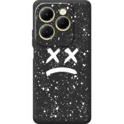 Черный чехол BoxFace Infinix Hot 40 Sad Way