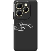 Черный чехол BoxFace Infinix Hot 40 Pew Pew