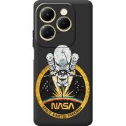 Черный чехол BoxFace Infinix Hot 40 NASA Spaceship
