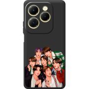 Черный чехол BoxFace Infinix Hot 40 BTS