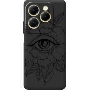 Черный чехол BoxFace Infinix Hot 40 Eye