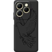 Черный чехол BoxFace Infinix Hot 40 Dove